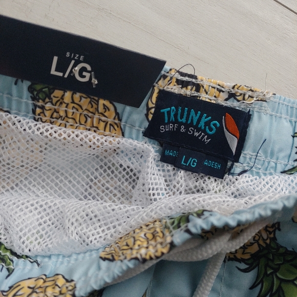TRUNKS Surf and Swim Co. Pineapple Print Swim Shorts - Picture 12 of 13